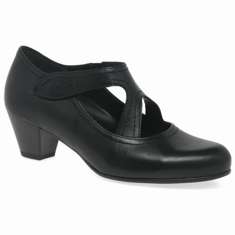 Talons Gabor Breda Court Femme Noir | TODQ-46810