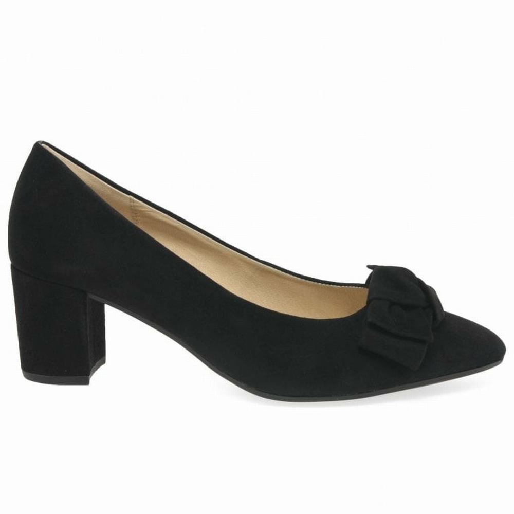 Talons Gabor Kesh Court Femme Noir | VDZU-62509