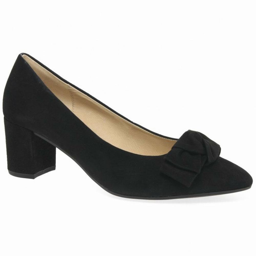 Talons Gabor Kesh Court Femme Noir | VDZU-62509