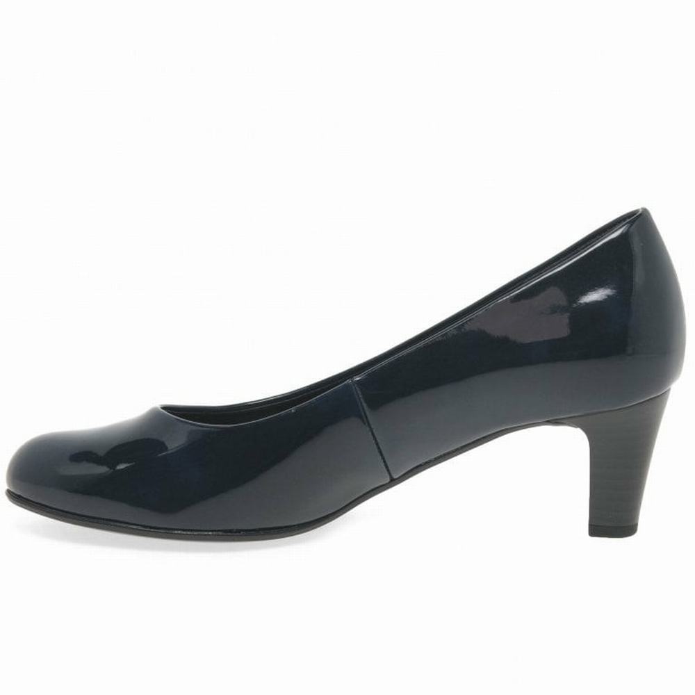 Talons Gabor Nesta II Court Femme Bleu | JHFE-05834