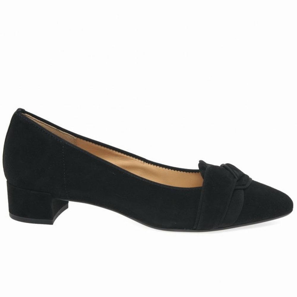 Talons Gabor Prince Court Femme Noir | EIOT-05483