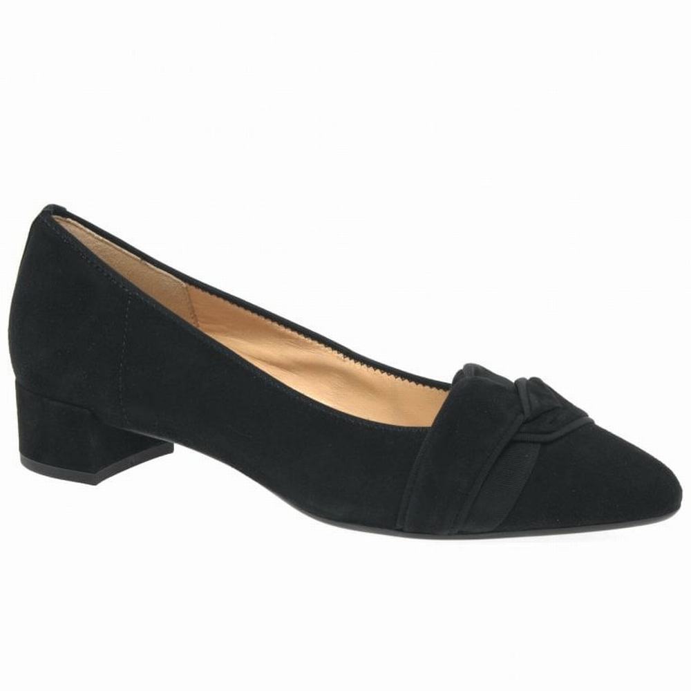 Talons Gabor Prince Court Femme Noir | EIOT-05483