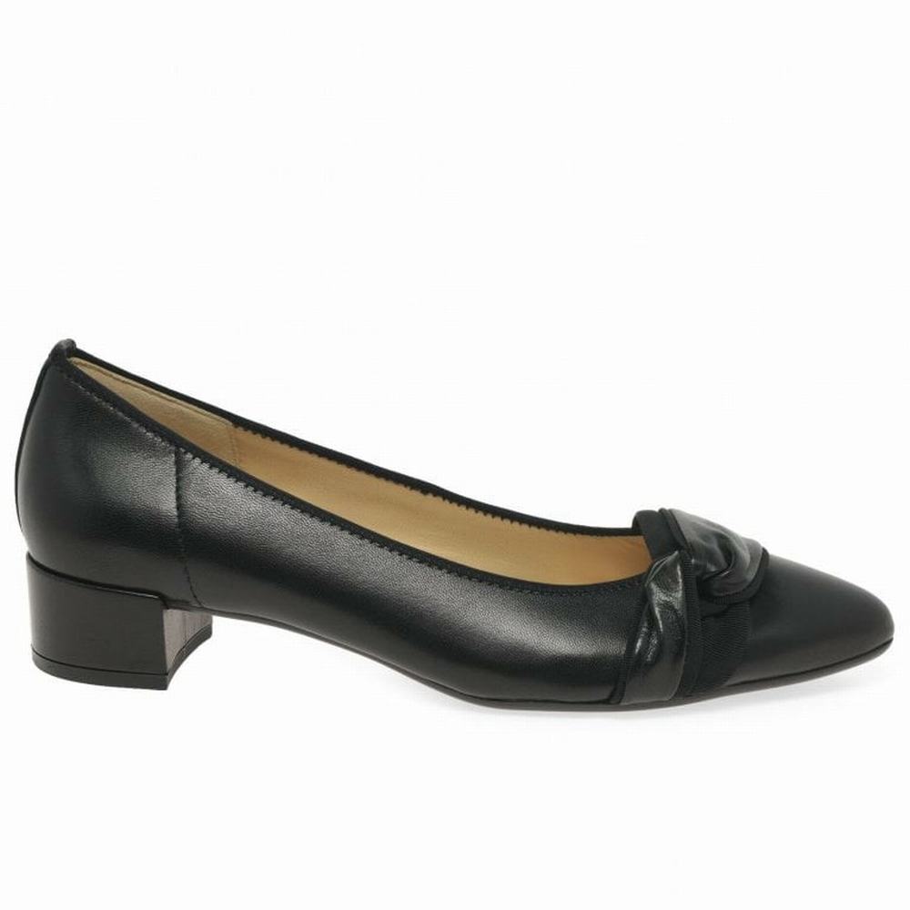 Talons Gabor Prince Court Femme Noir | NXRO-31204