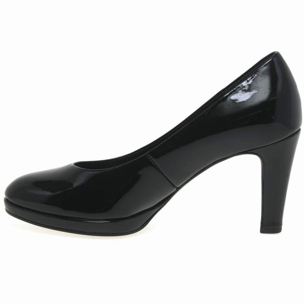 Talons Gabor Splendid High Heel Court Femme Noir | AJCI-17860