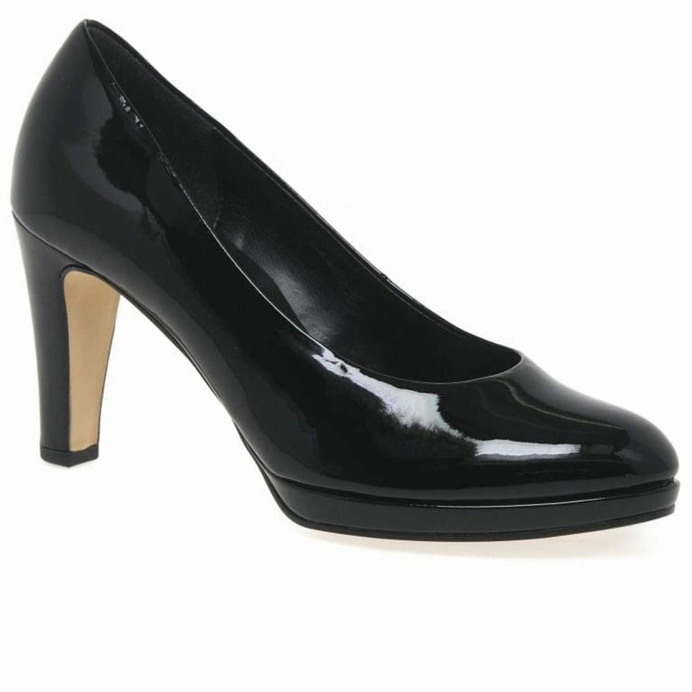 Talons Gabor Splendid High Heel Court Femme Noir | AJCI-17860